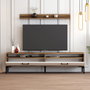 Hanah Home Istanbul Mueble de TV Nogal y Blanco